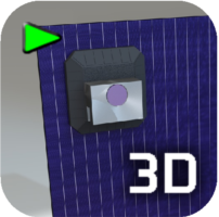 3D Objekt Hakenbefestigung Solarmodul