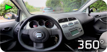 Seat Altea Cockpit - 360° Panorama 