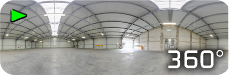 360° Panorama Tour Lagerhallen in Rödental bei Coburg